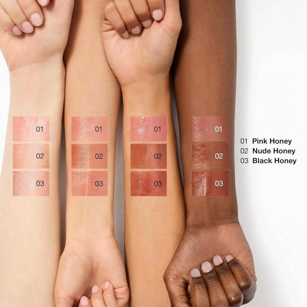 Clinique Almost Lipstick Bálsamo Labial Tintado en Tres Sombras Icónicas: Black Honey, Pink, Nude Honey