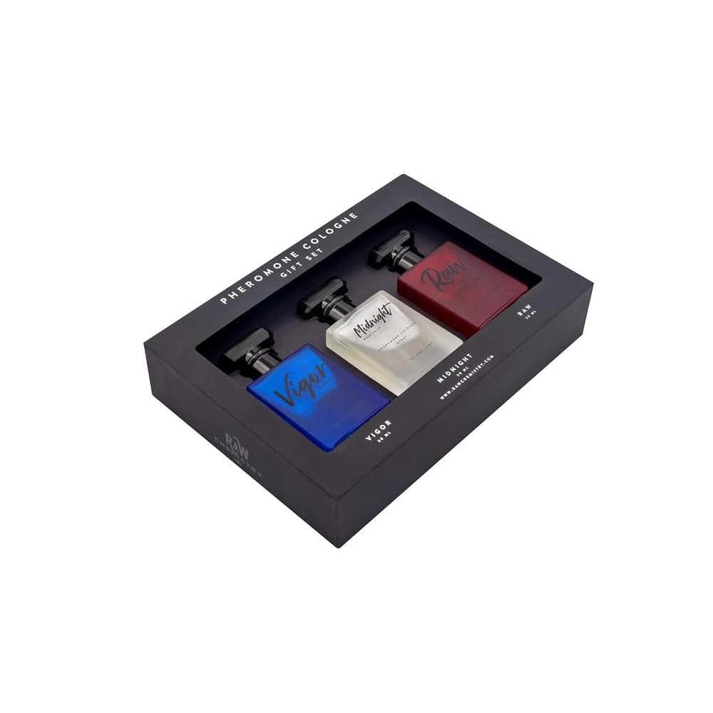 RawChemistry - A Pheromone Infused Mens Cologne Gift Set - Set of 3 Colognes