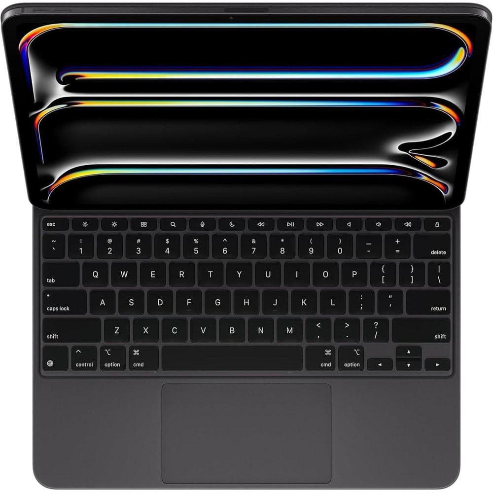 Funda con teclado mágico Apple para iPad Pro M4, experiencia de escritura excepcional, trackpad, teclas retroiluminadas, negro