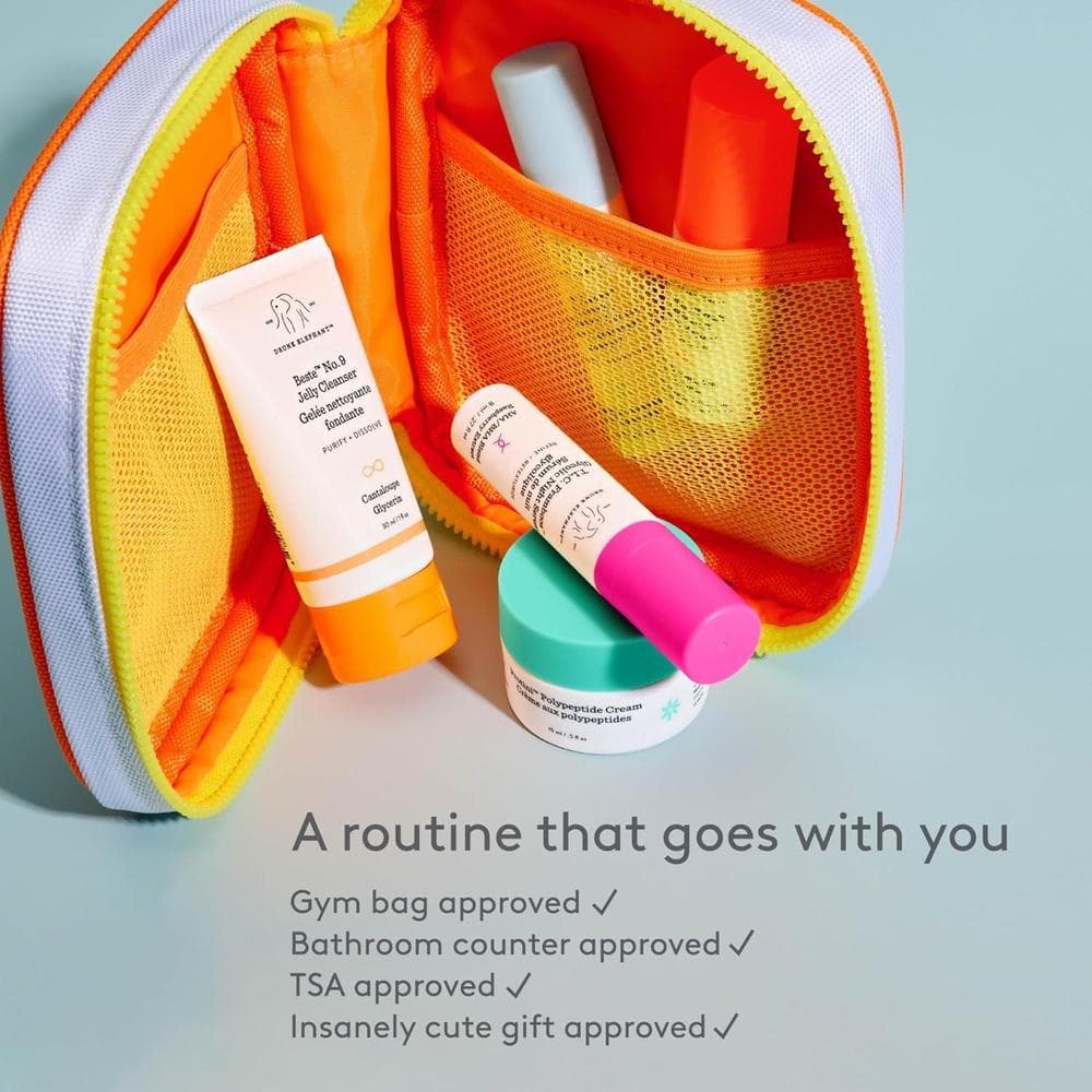 Drunk Elephant The Littles Kit: 5 esenciales AM y PM de viaje, cuidado clínico limpio y libre de crueldad
